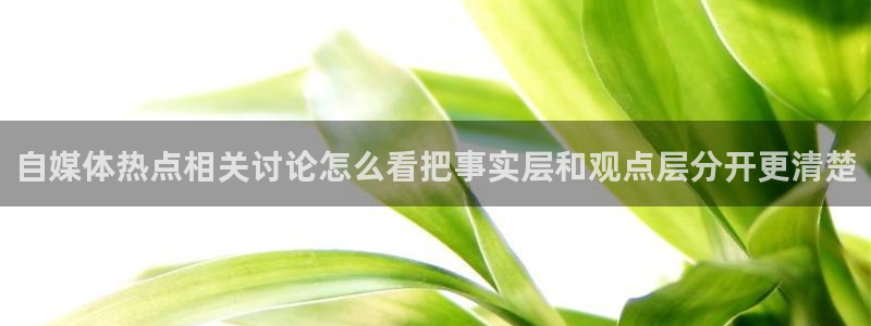 91吃瓜热门事件：自媒体热点相关讨论怎么看把事实层和观点层分开更清楚