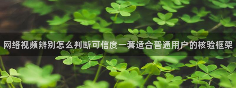 91吃瓜最新新闻:网络视频辨别怎么判断可信度一套适合普通用户的核验框架